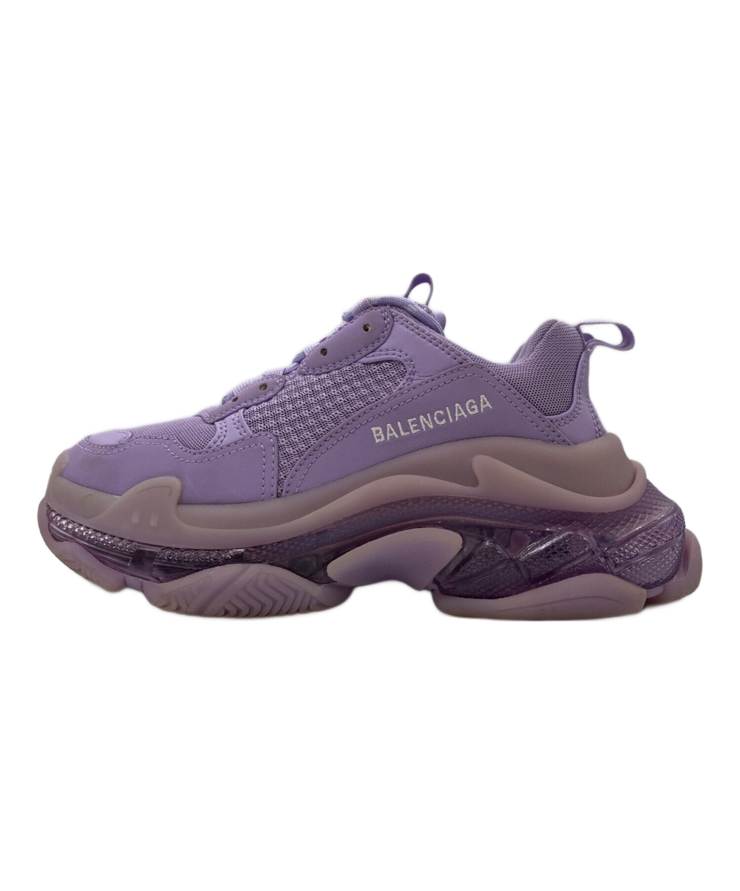 BALENCIAGA サンダル 37(23.5cm位) オレンジx黒 【古着】【中古  