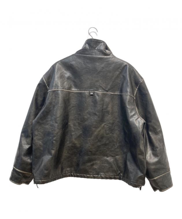 【新品未使用】完売商品 リバーシブルPUレザーフリースジャケット L2012 中古・古着通販】rarelize (レアリゼ) リバーシブルPUレザーフリース