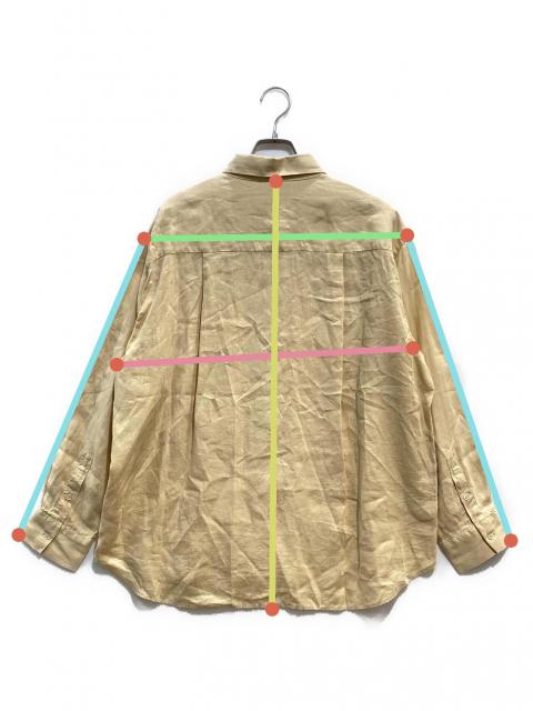 中古・古着通販】IENA (イエナ) リネン オーバーシャツ ベージュ