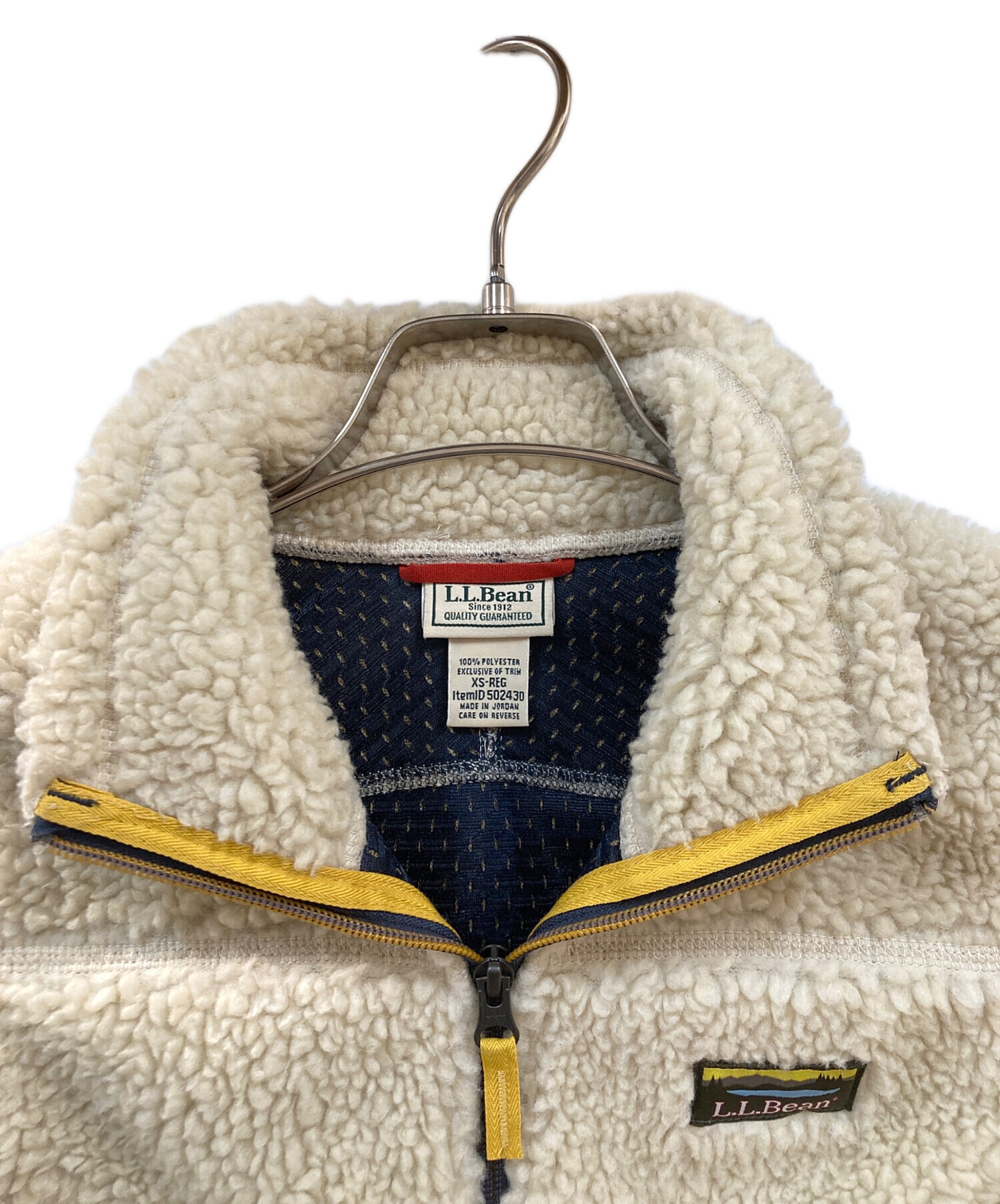 中古・古着通販】L.L.Bean (エルエルビーン) フリースベスト ベージュ 