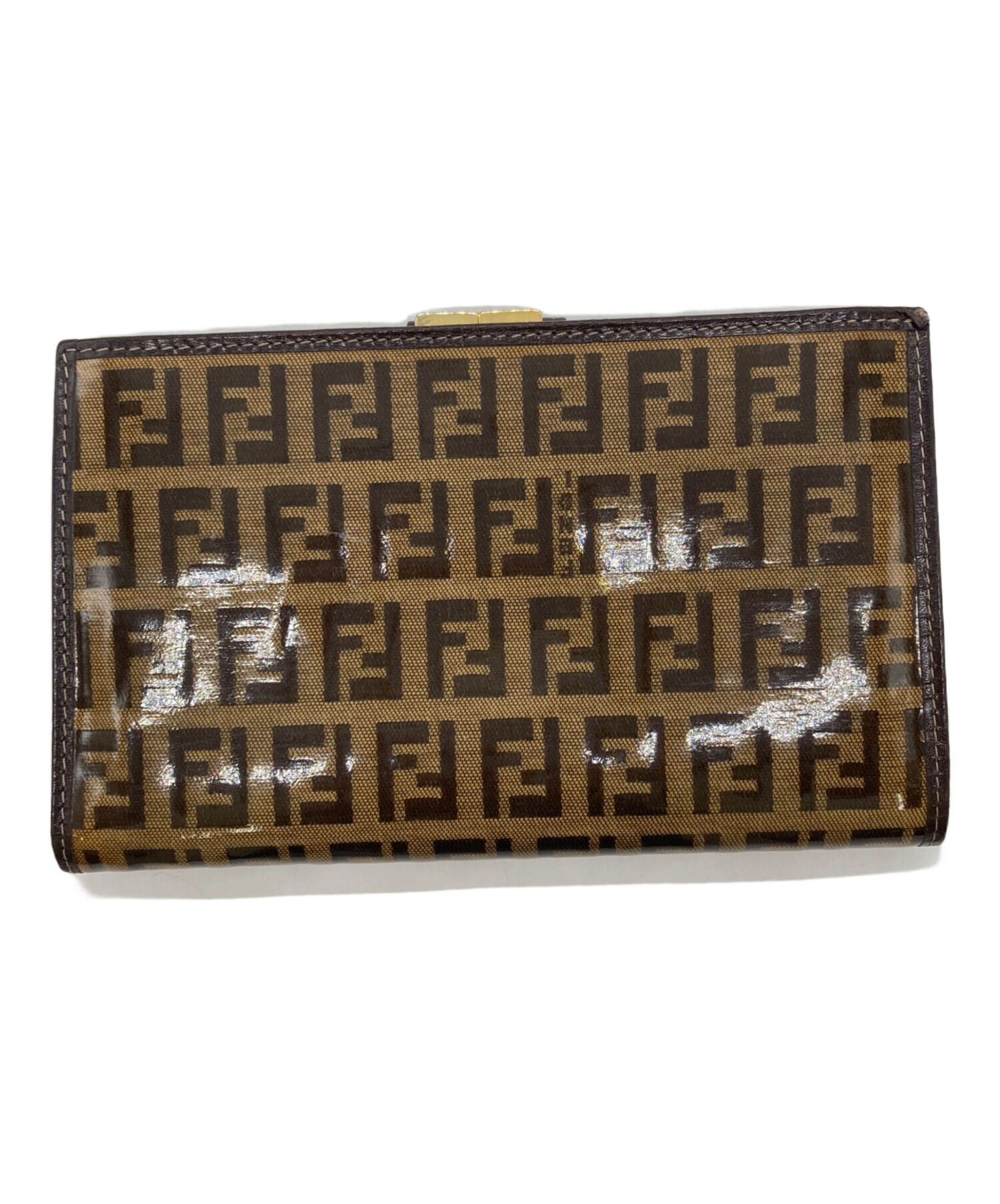 中古・古着通販】FENDI (フェンディ) 長財布 ブラウン｜ブランド・古着 