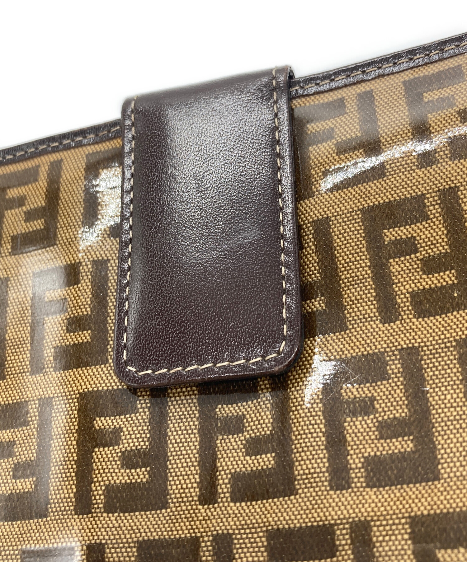 中古・古着通販】FENDI (フェンディ) 長財布 ブラウン｜ブランド・古着 