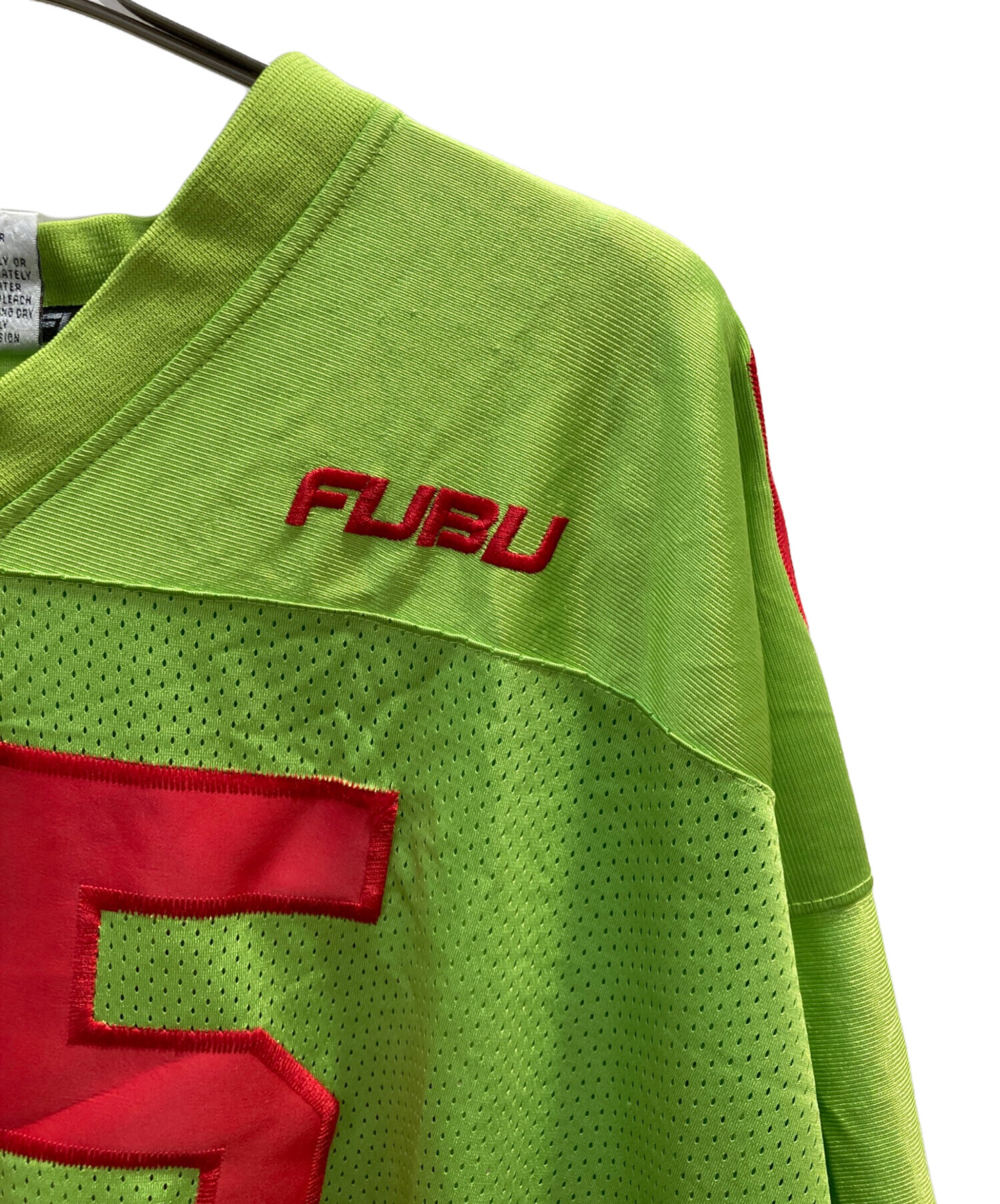 中古・古着通販】FUBU (フブ) ゲームシャツ グリーン サイズ:XXL