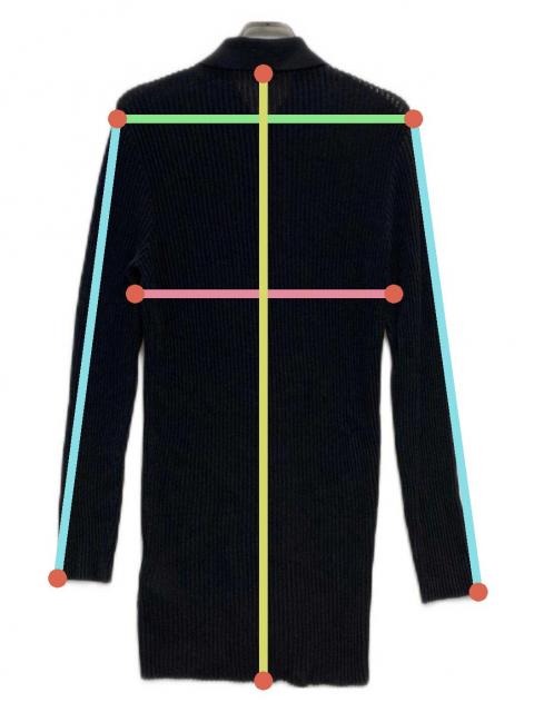 中古・古着通販】RIM.ARK (リムアーク) Broad stitch rib knit CD