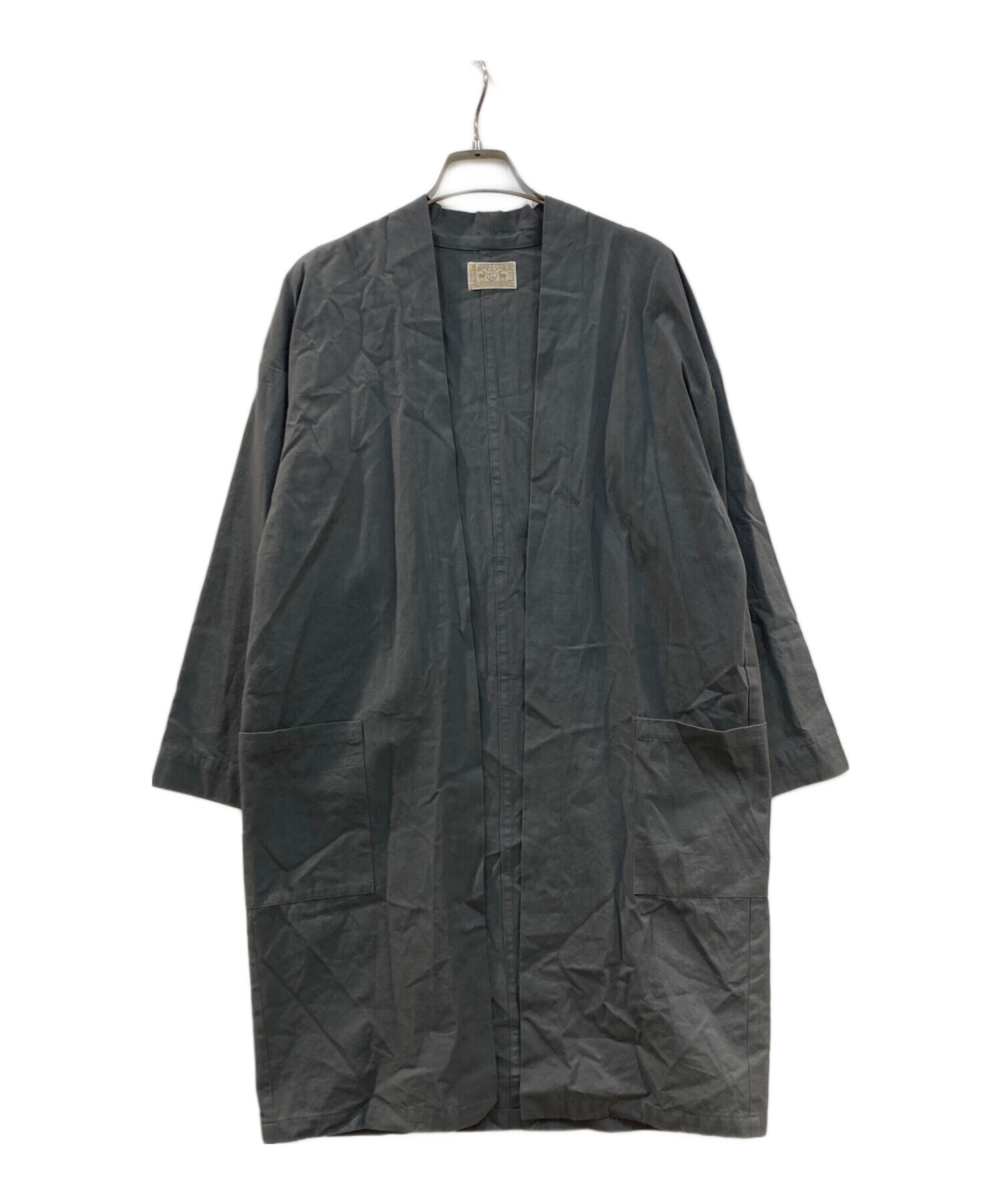 中川政七商店　はっぴコート M 墨黒　新品未使用　ユニセックス 中古・古着通販】中川政七商店 (ナカガワマサシチショウテン) はっぴ