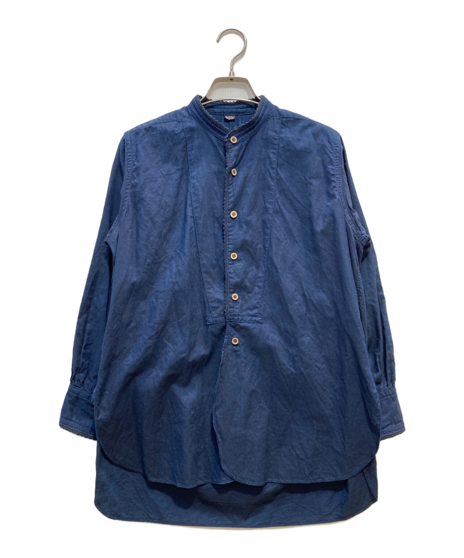 45R カディの908ビッグーグーシャツ 45R カディのパッチワーク908ビッ