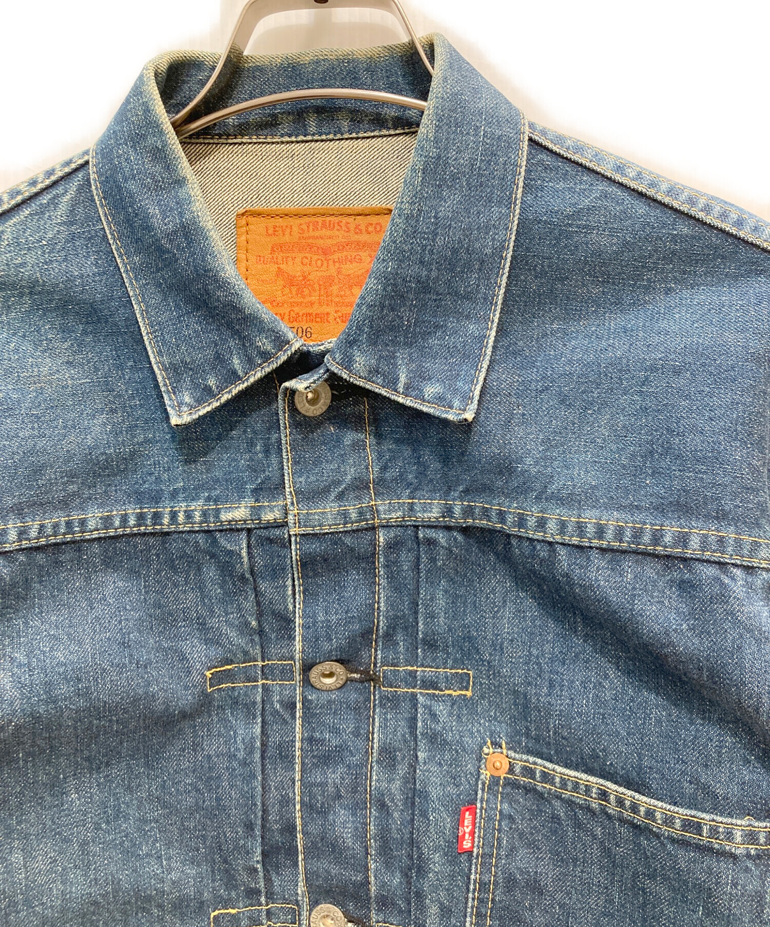 中古・古着通販】LEVI'S (リーバイス) デニムジャケット インディゴ