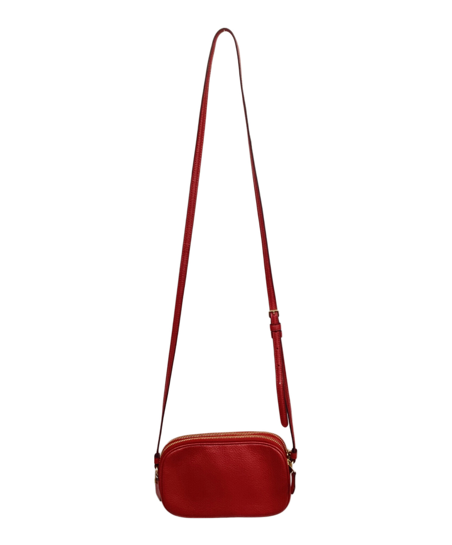 中古・古着通販】COACH (コーチ) クロスボディ ポーチ レッド