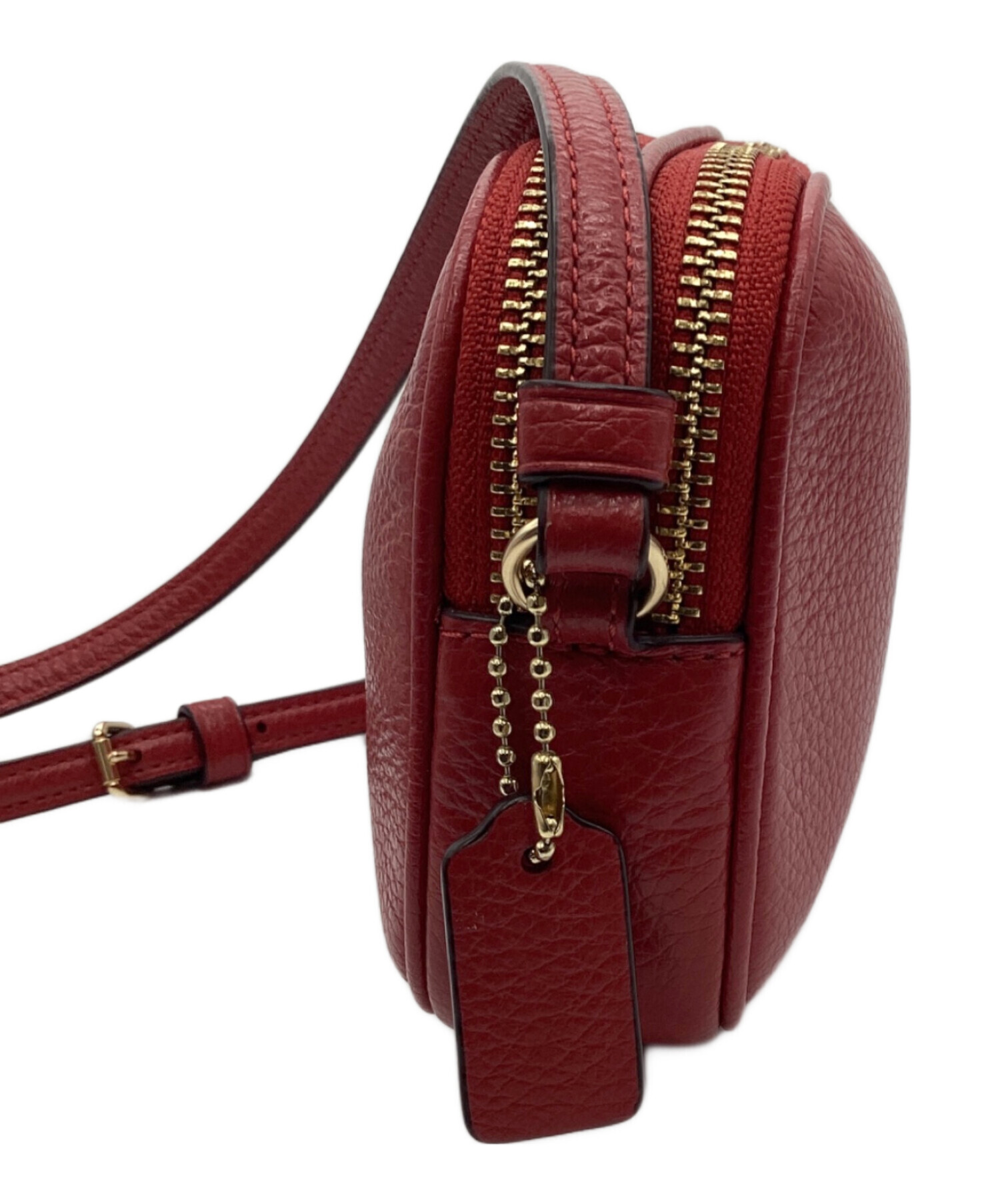 中古・古着通販】COACH (コーチ) クロスボディ ポーチ レッド