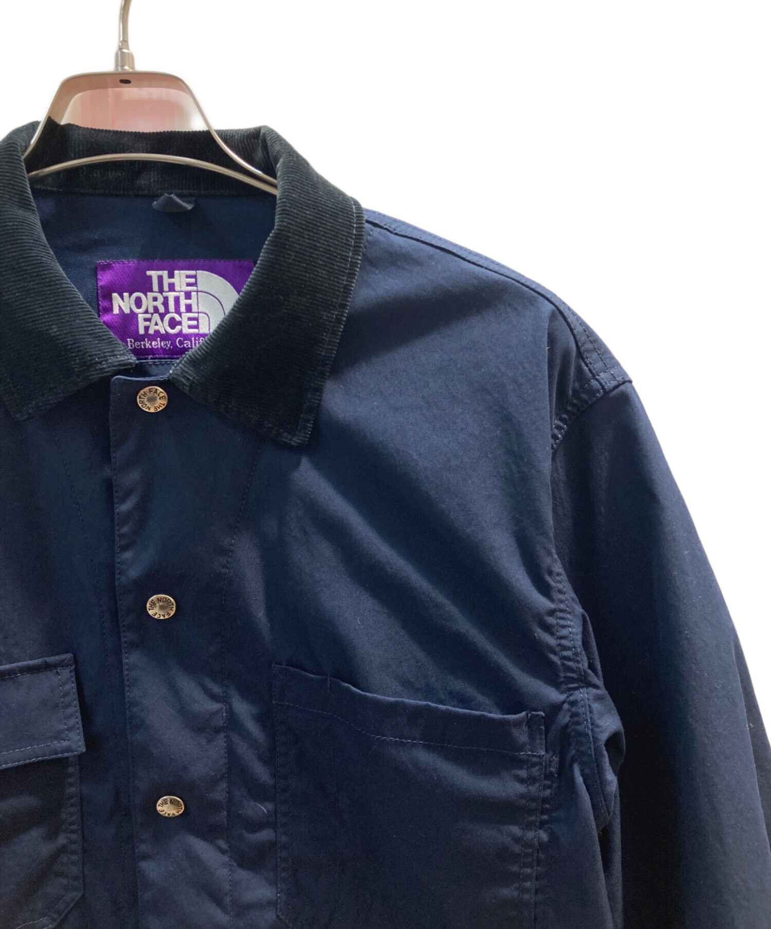 THE NORTH FACE PURPLE LABEL / DOUBLE FACE TWILL FIELD JACKET/S/ポリエステル/NVY 中古・古着通販】THE NORTHFACE PURPLELABEL (ザ・ノースフェイス