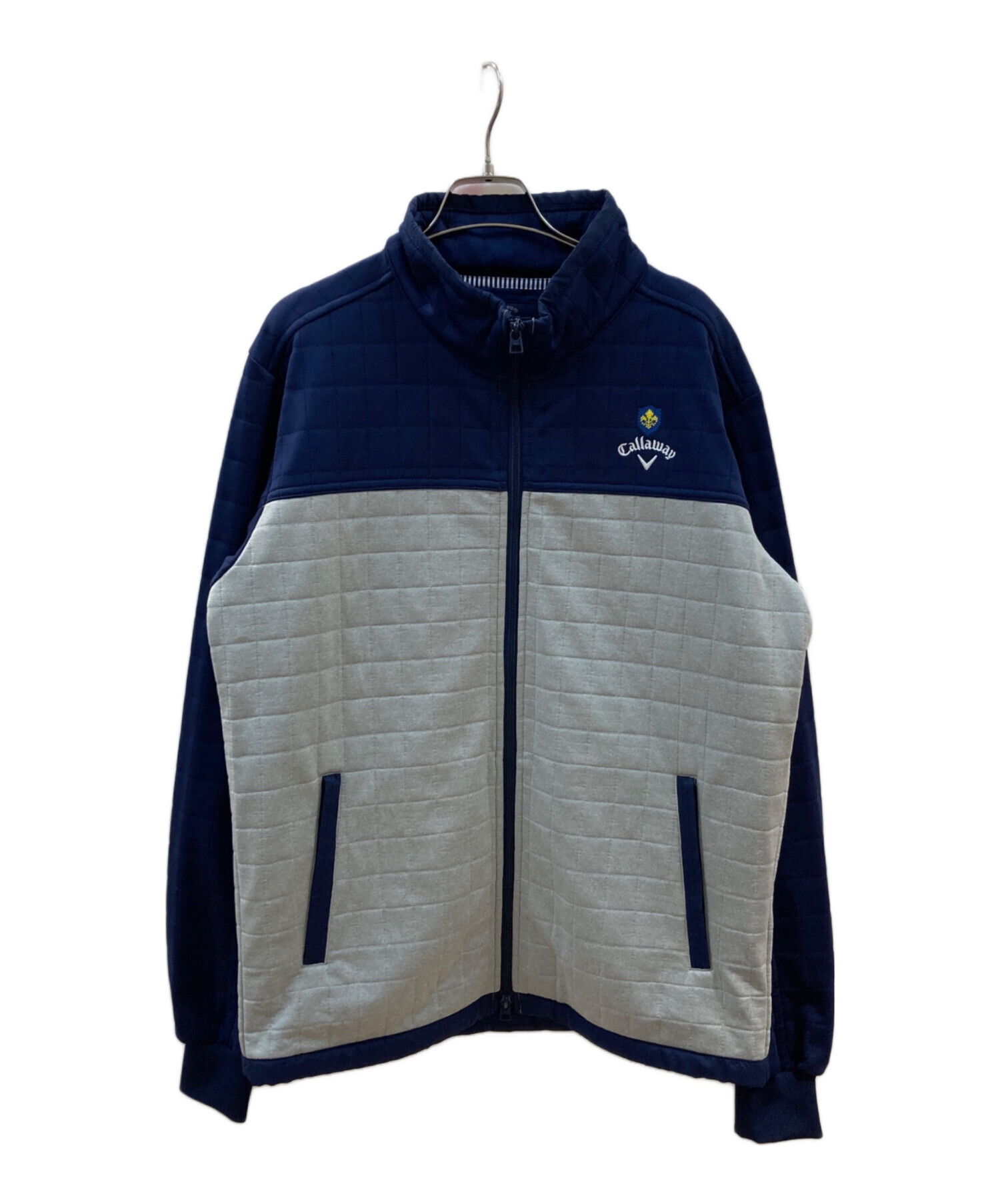 新品　Callaway ネイビー ファー襟ジャケット 中古・古着通販】Callaway (キャロウェイ) ジャケット グレー サイズ