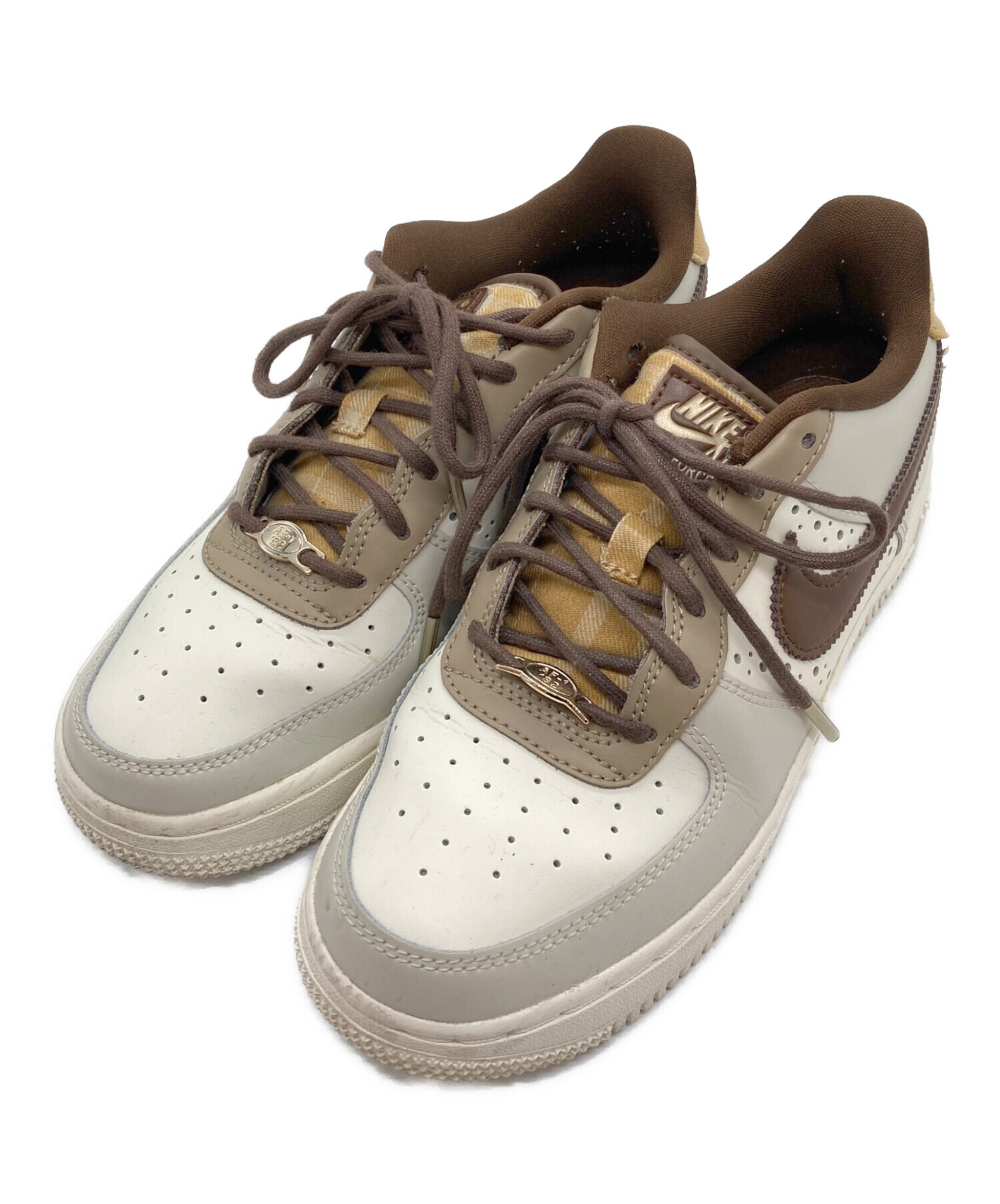 中古・古着通販】NIKE (ナイキ) AIR FORCE 1 LV8 GS ブラウン サイズ 