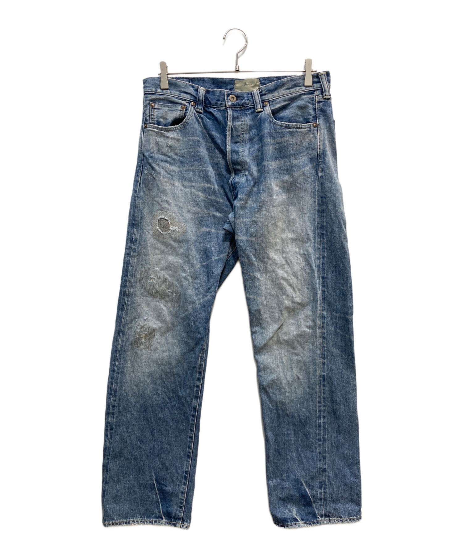 AVIREX TFQP 1937 501xx デニム 日本製 AVIREX（アヴィレックス） ジーンズ 「TFQP」DENIM PANTS BLACK USED
