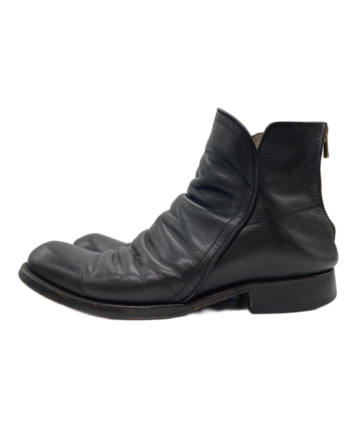 中古・古着通販】nil admirari (ニルアドミラリ) バックジップブーツ