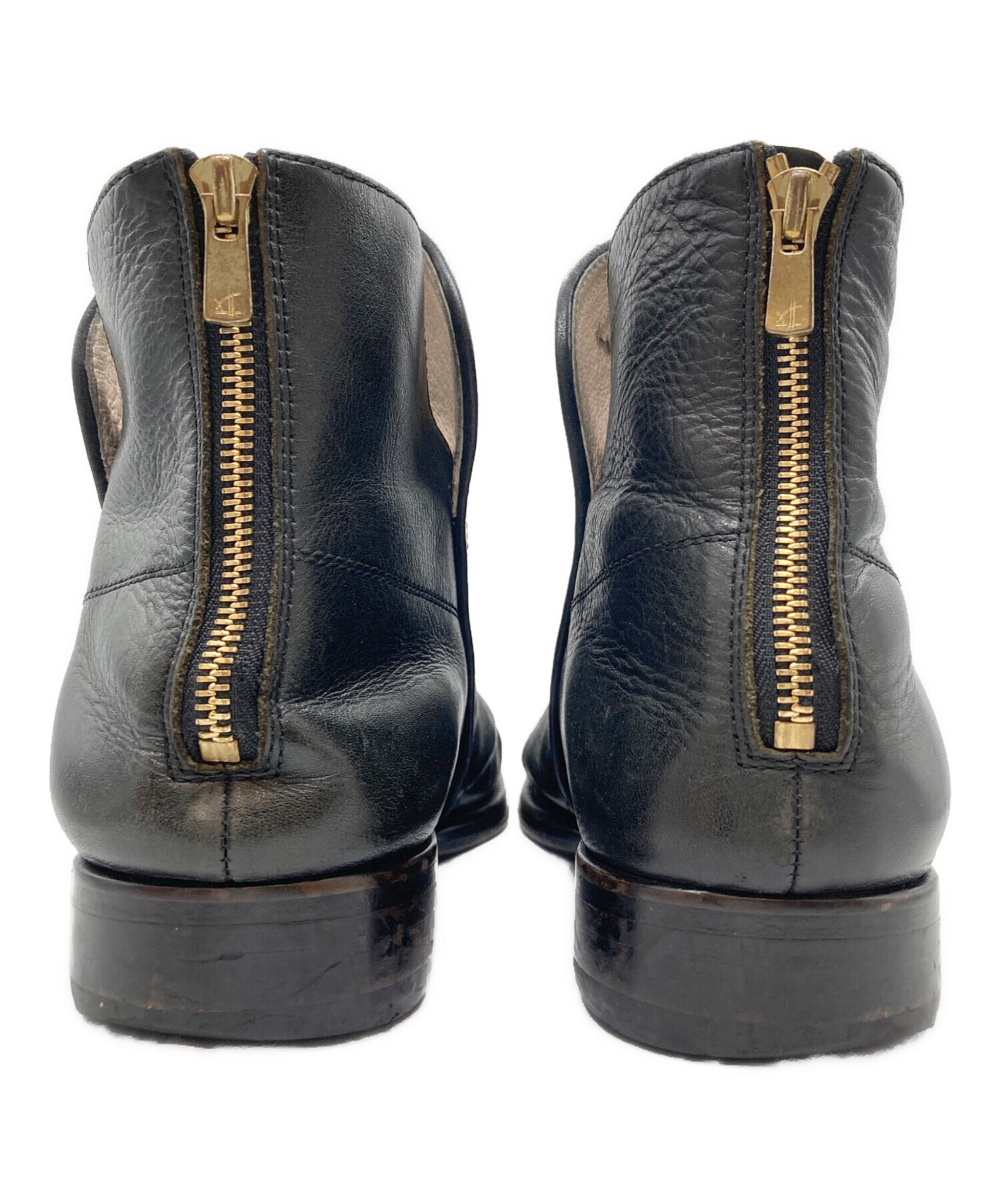 中古・古着通販】nil admirari (ニルアドミラリ) バックジップブーツ