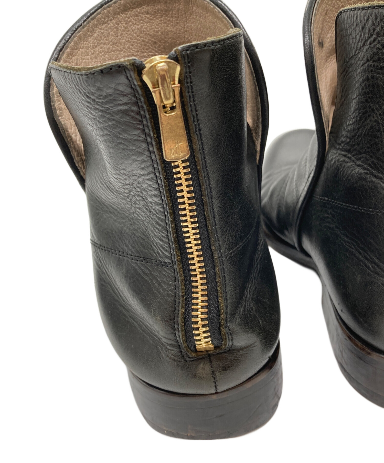 中古・古着通販】nil admirari (ニルアドミラリ) バックジップブーツ