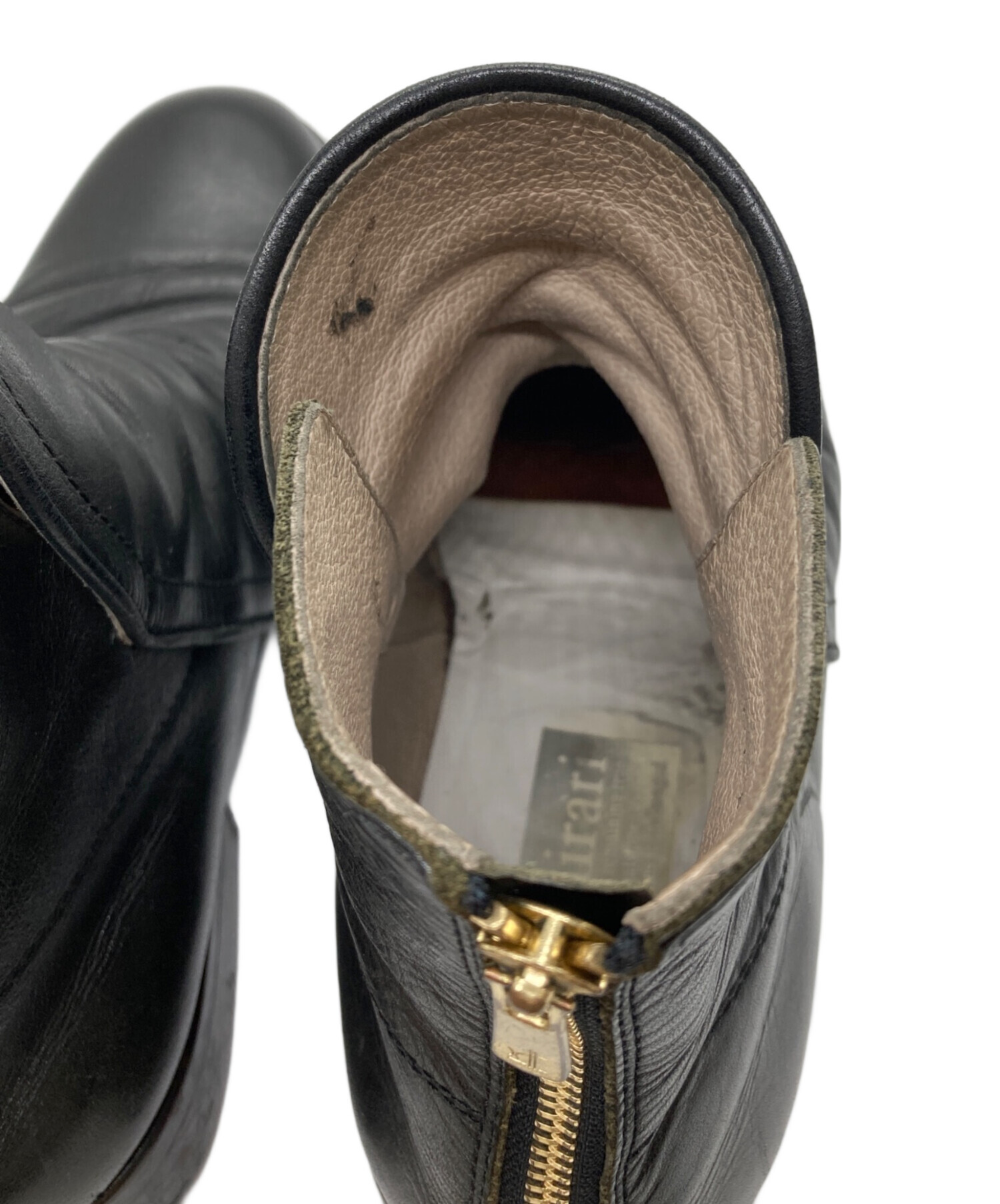 中古・古着通販】nil admirari (ニルアドミラリ) バックジップブーツ