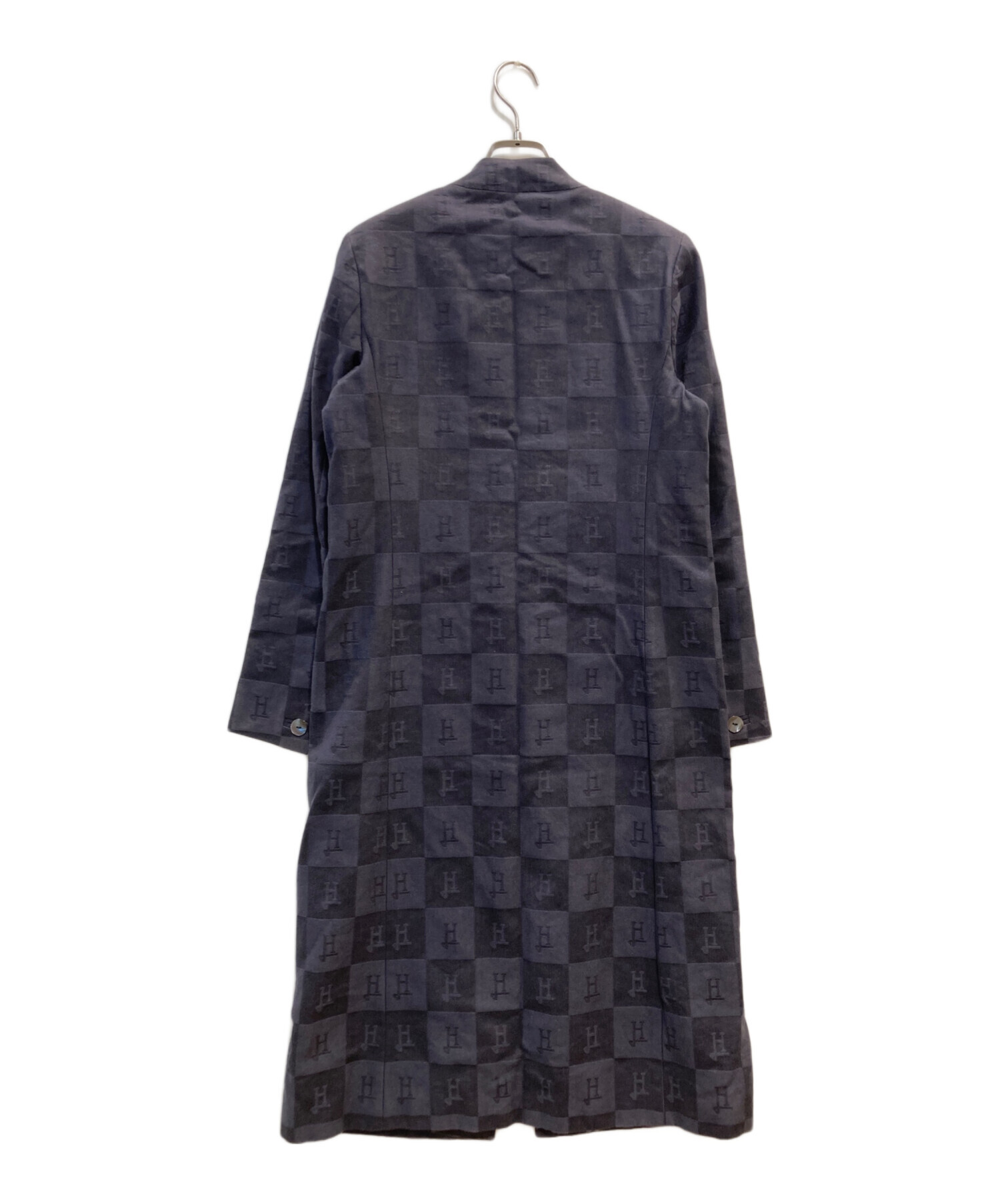 中古・古着通販】HERNO (ヘルノ) ロングコート ネイビー サイズ:42 