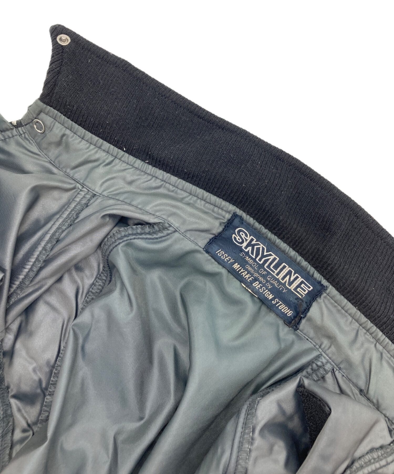 中古・古着通販】ISSEY MIYAKE (イッセイミヤケ) SKYLINE リブブルゾン