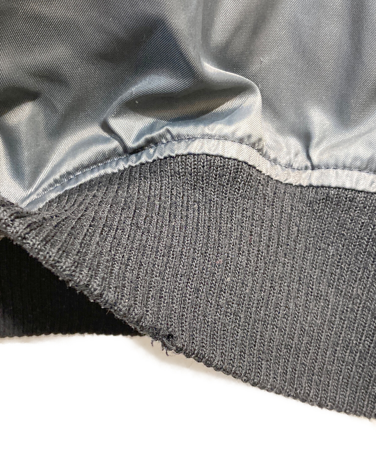 中古・古着通販】ISSEY MIYAKE (イッセイミヤケ) SKYLINE リブブルゾン