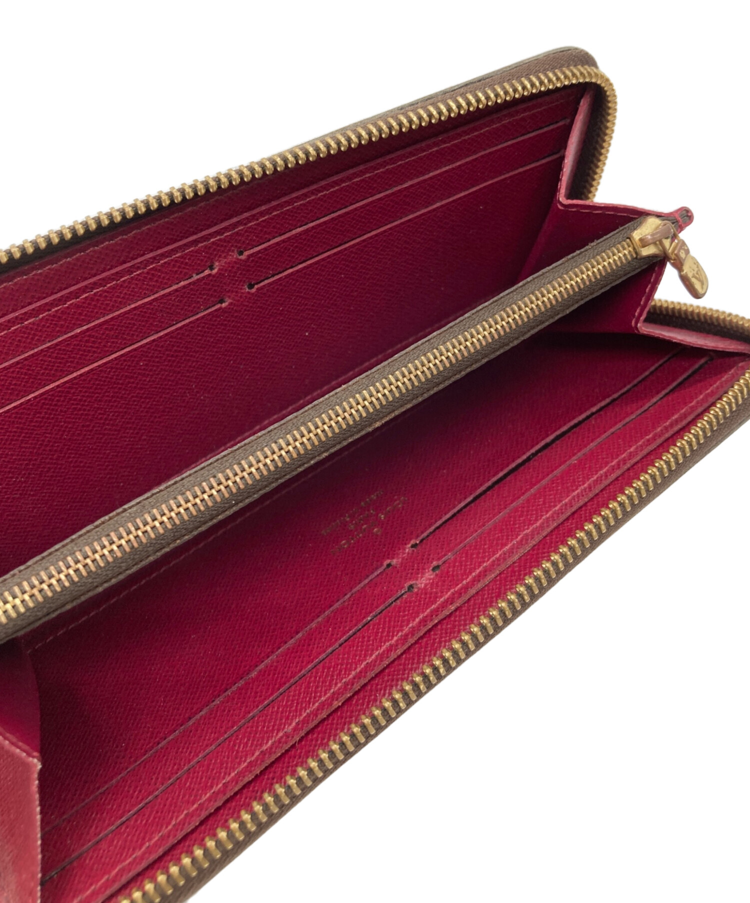 ルイヴィトン【未使用に近い】モノグラム フューシャジッピーウォレット クレマンス 中古・古着通販】LOUIS VUITTON (ルイ ヴィトン) ポルトフォイユ