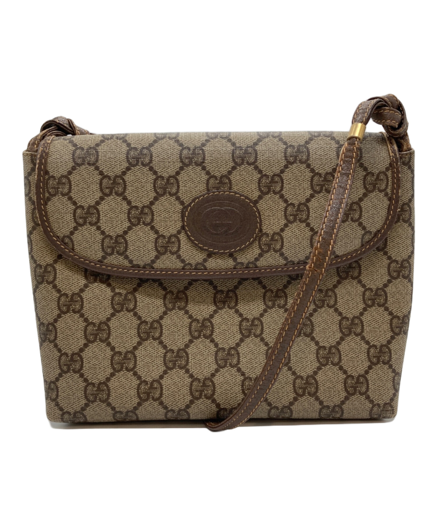 中古・古着通販】GUCCI (グッチ) ショルダーポーチ ベージュ｜ブランド 