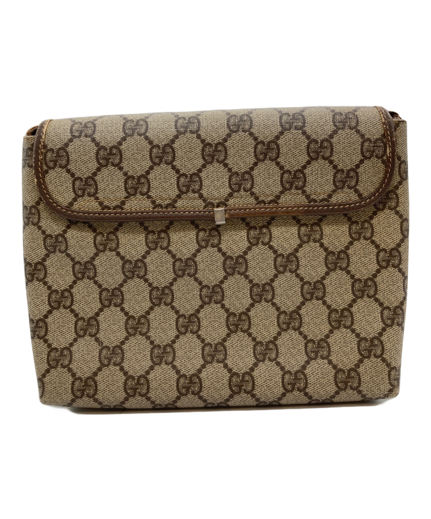 中古・古着通販】GUCCI (グッチ) ショルダーポーチ ベージュ｜ブランド 