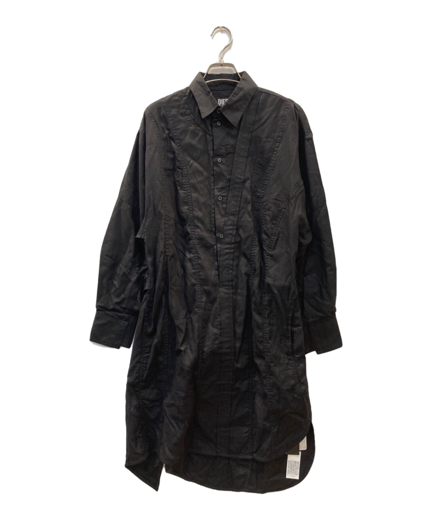 中古・古着通販】DIESEL (ディーゼル) 長袖ワンピース ブラック サイズ 