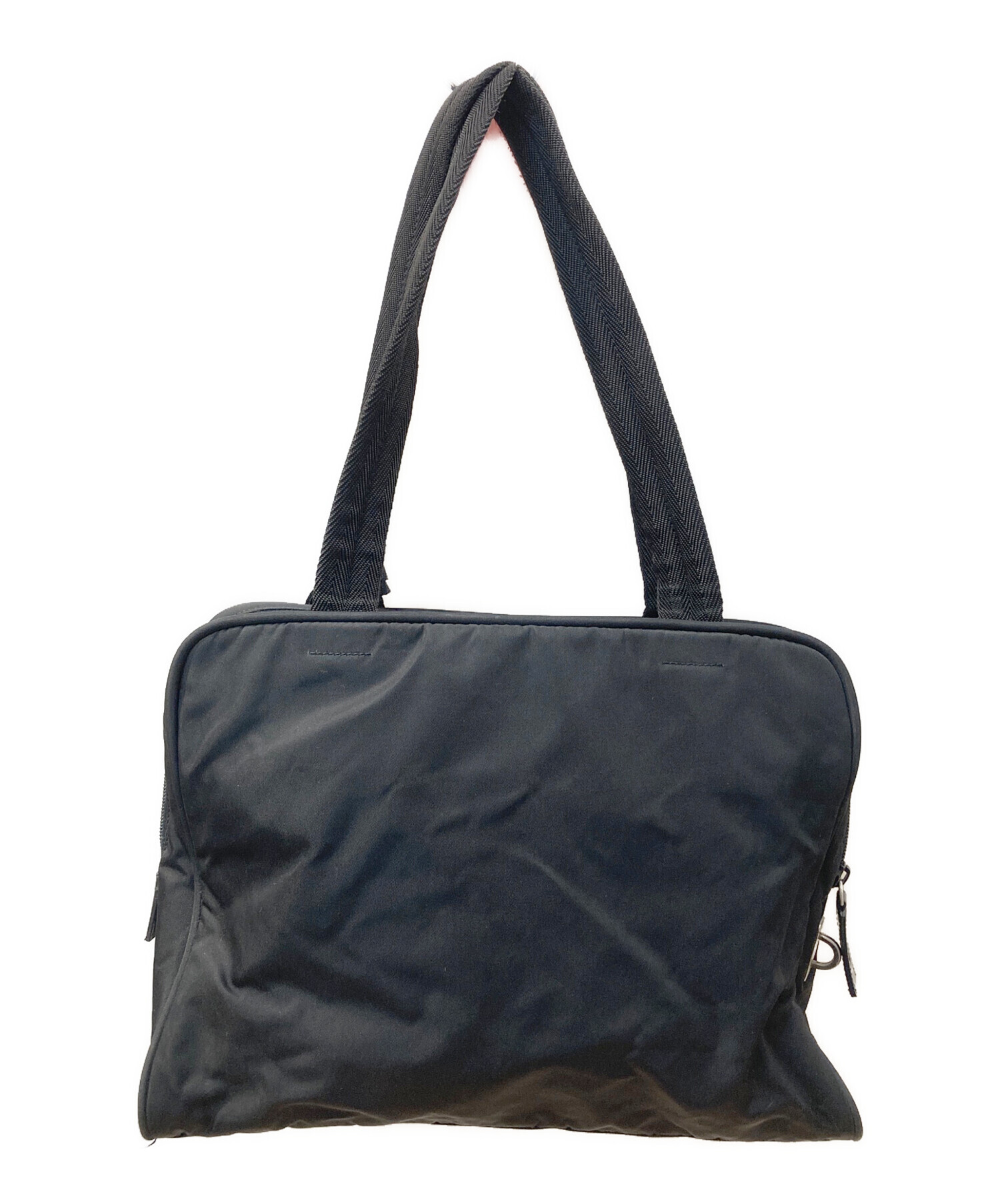 中古・古着通販】PRADA (プラダ) ナイロンハンドバッグ ブラック