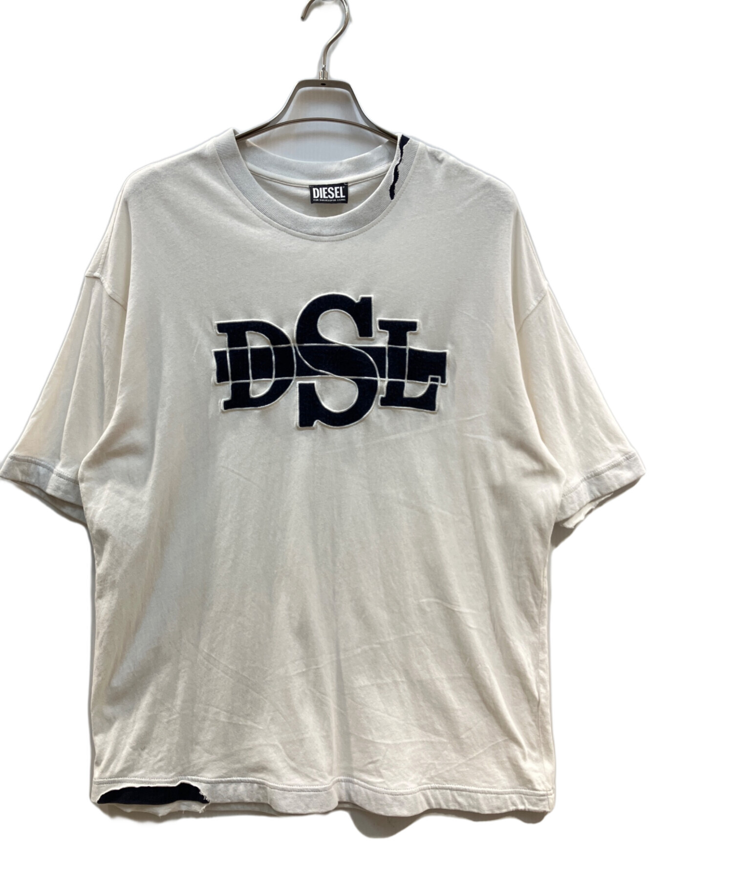 中古・古着通販】DIESEL (ディーゼル) シャツ ホワイト サイズ:M