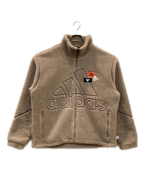 中古・古着通販】adidas (アディダス) ボアジャケット ブラウン サイズ