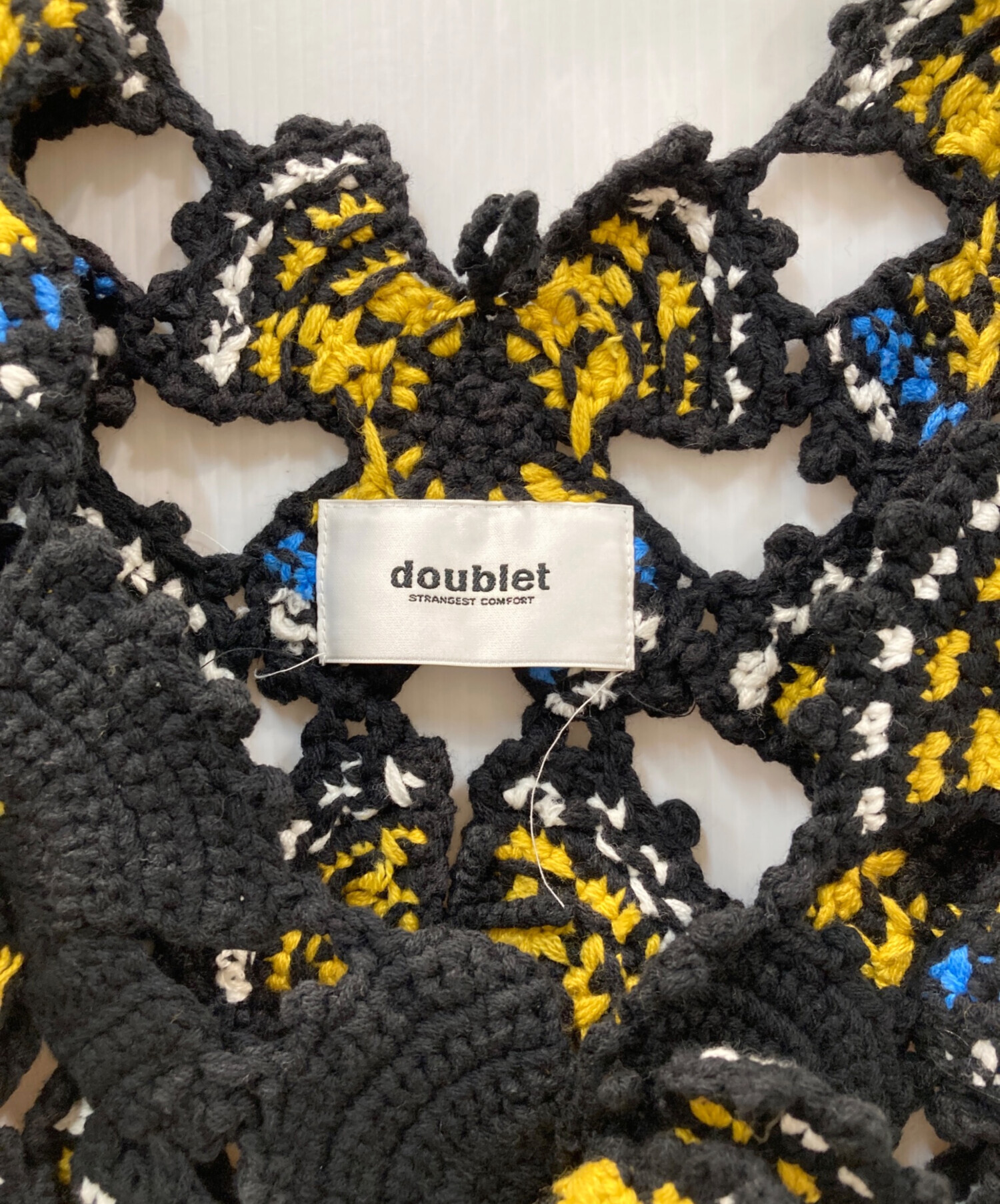 中古・古着通販】doublet (ダブレット) バタフライクロシェニット 