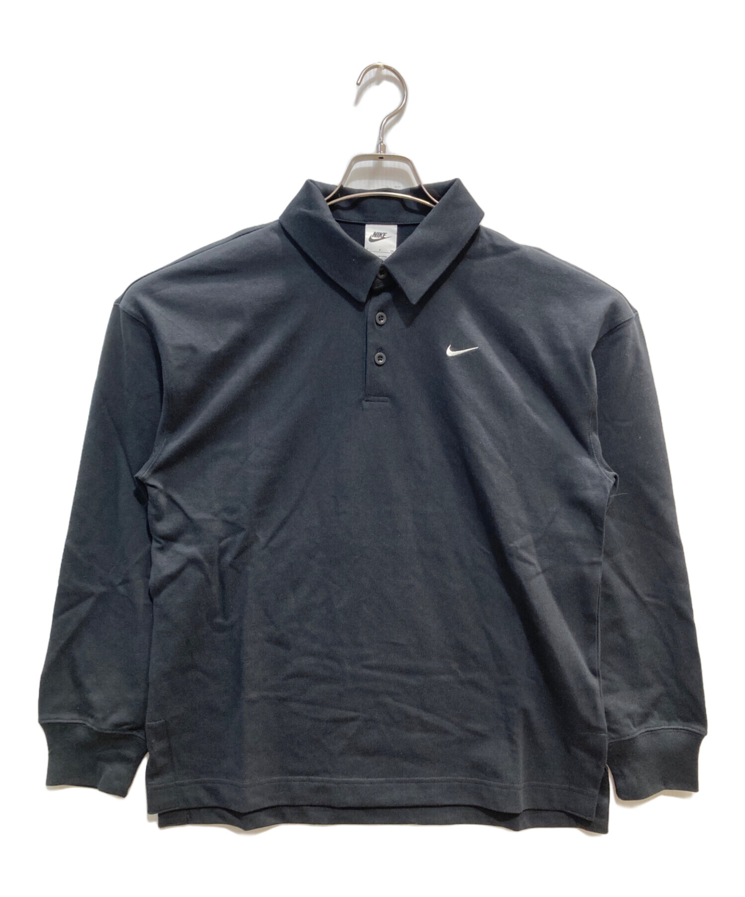 中古・古着通販】NIKE (ナイキ) ポロシャツ ブラック サイズ:S 未使用 中古・古着通販】NIKE (ナイキ) ポロシャツ ブラック サイズ:S 未使用