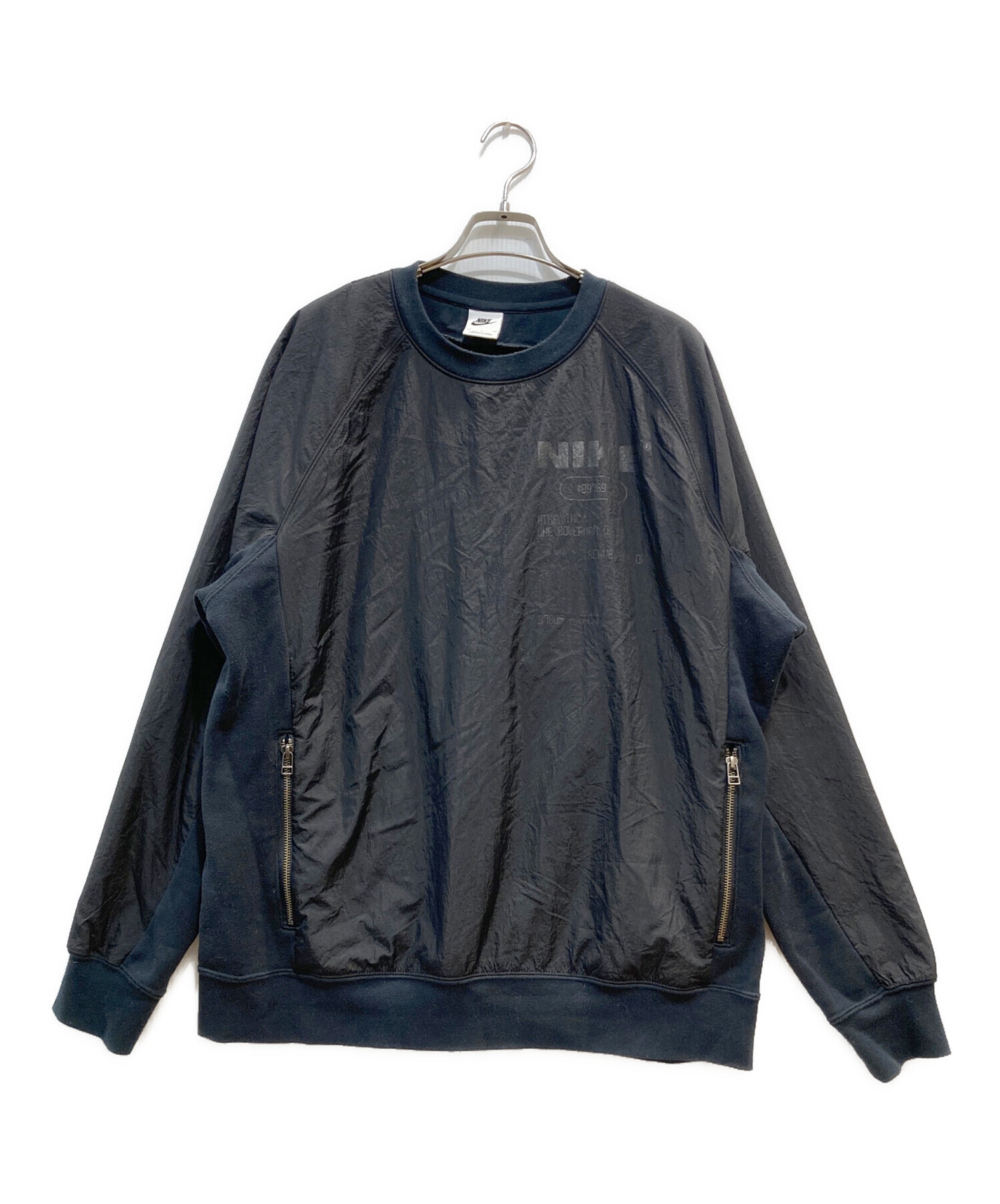 中古・古着通販】NIKE (ナイキ) スウェット ブラック サイズ:XL 