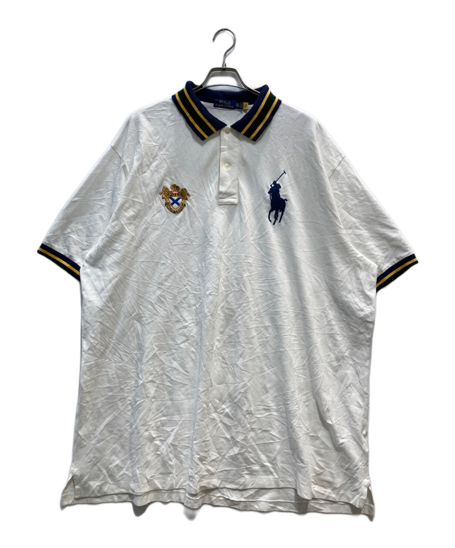 未使用　ポロラルフローレン　ビッグポニー　ポロシャツ　サイズM　ホワイト POLO RALPH LAUREN（ポロ・ラルフローレン） （ネコポス配送） ポロ