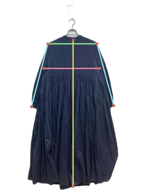 中古・古着通販】BEARDSLEY (ビアズリー) ギャザーワンピース ネイビー