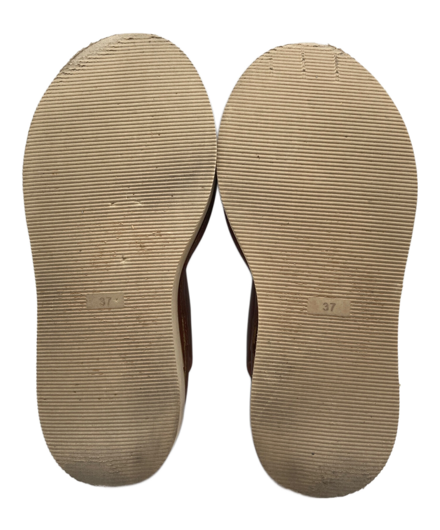 クラネ　サンダル　サイズ37 中古・古着通販】CLANE (クラネ) サンダル ブラウン サイズ:37
