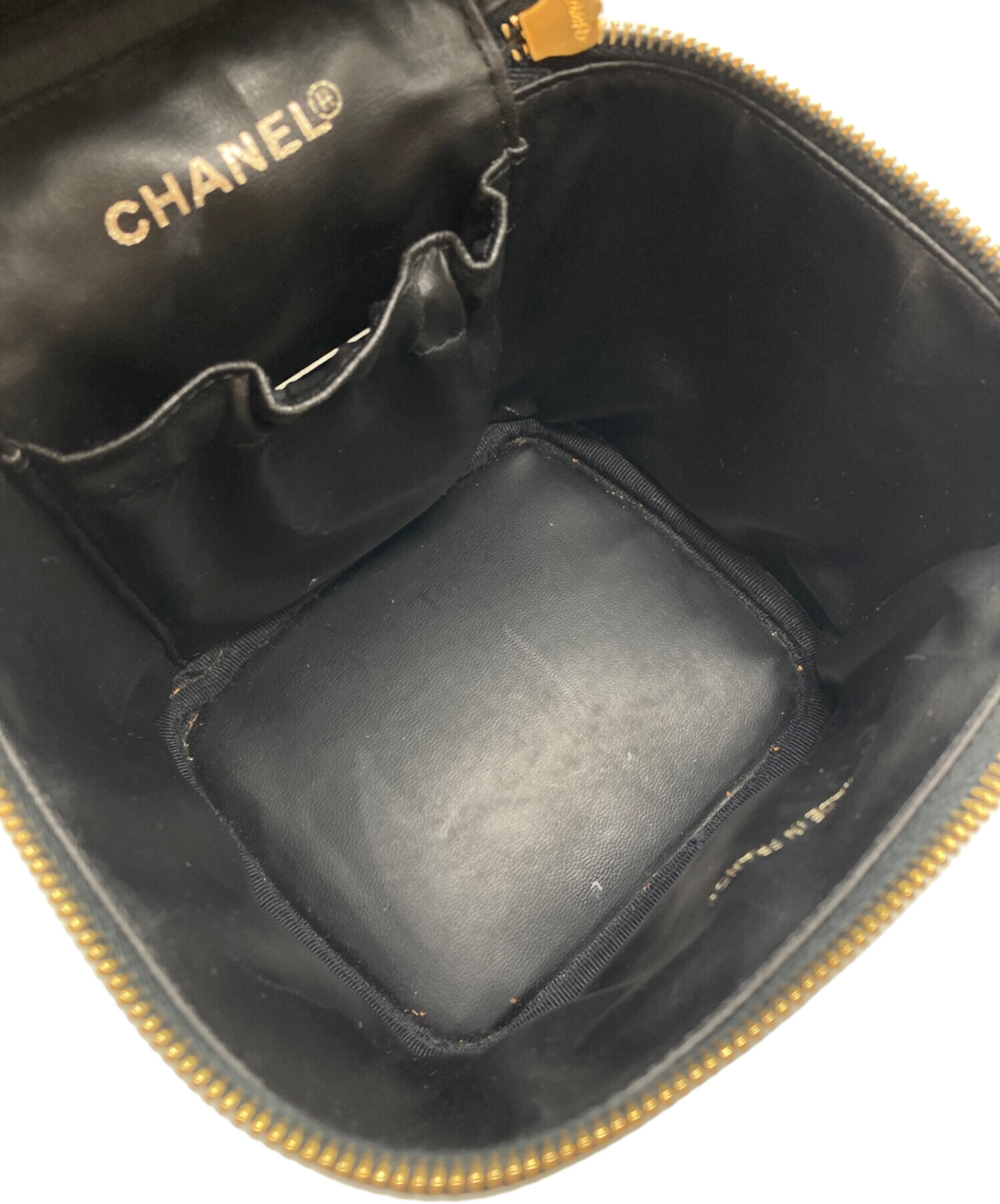 中古・古着通販】CHANEL (シャネル) キャビアスキン バニティバッグ