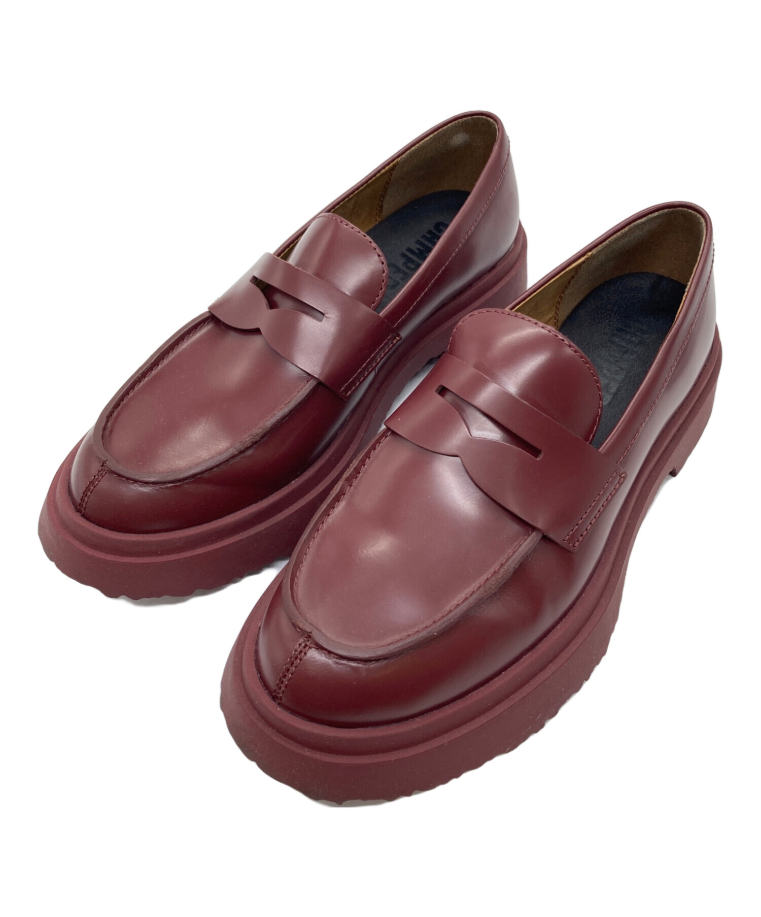 Camper ローファー サイズ37 中古・古着通販】CAMPER (カンペール) ローファー ボルドー サイズ:37