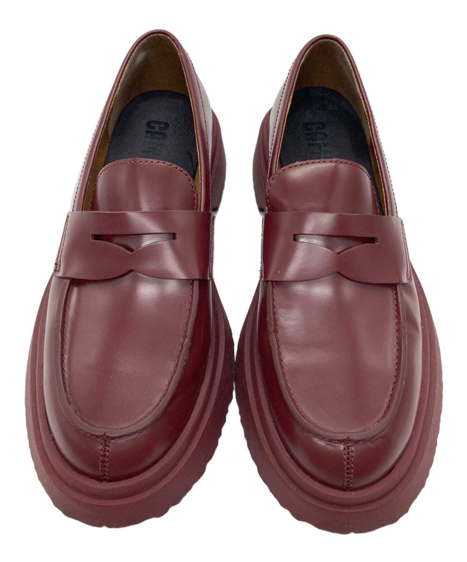 中古・古着通販】CAMPER (カンペール) ローファー ボルドー サイズ:37 