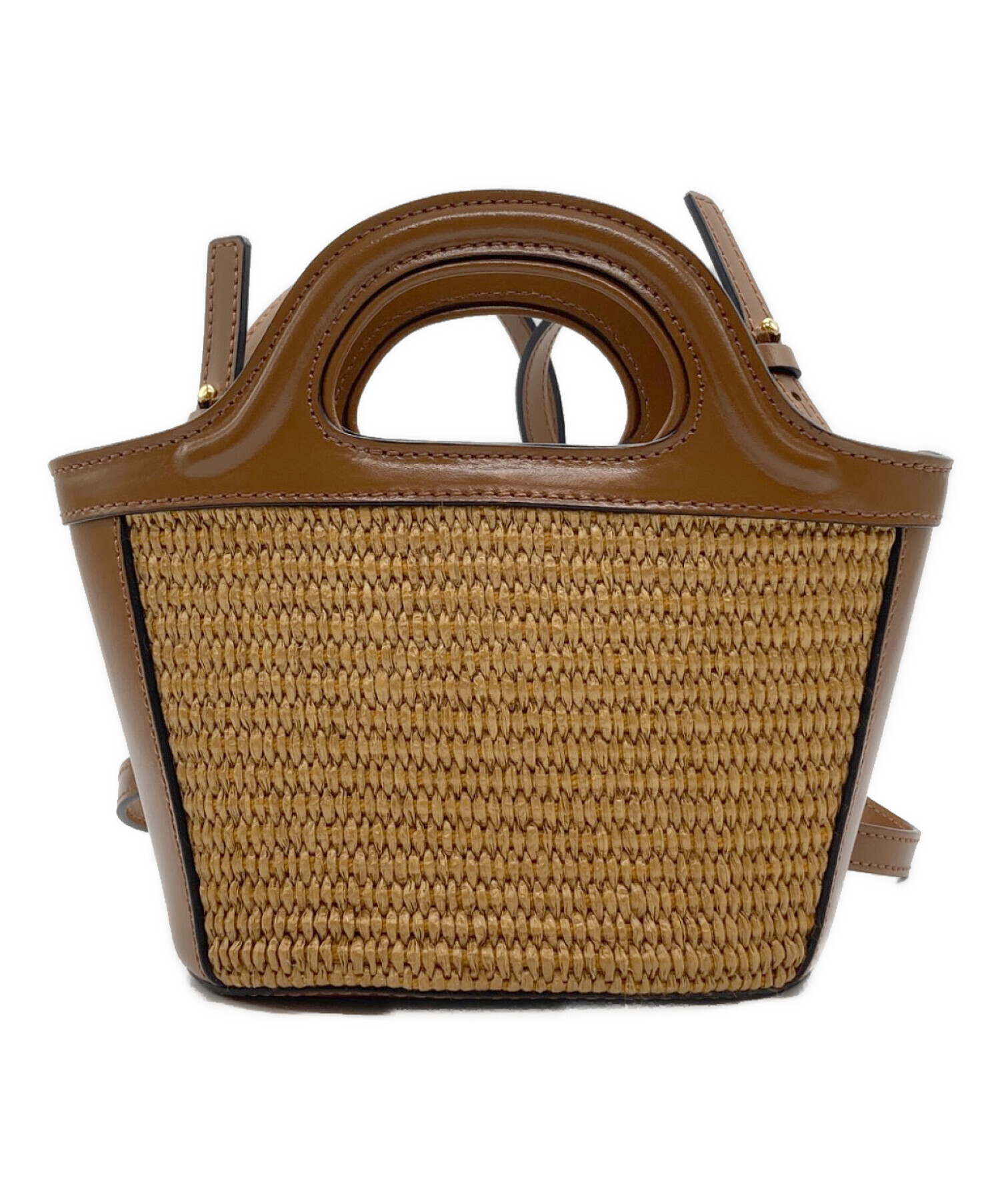 中古・古着通販】MARNI (マルニ) TROPICALIA BAG MICRO ブラウン 