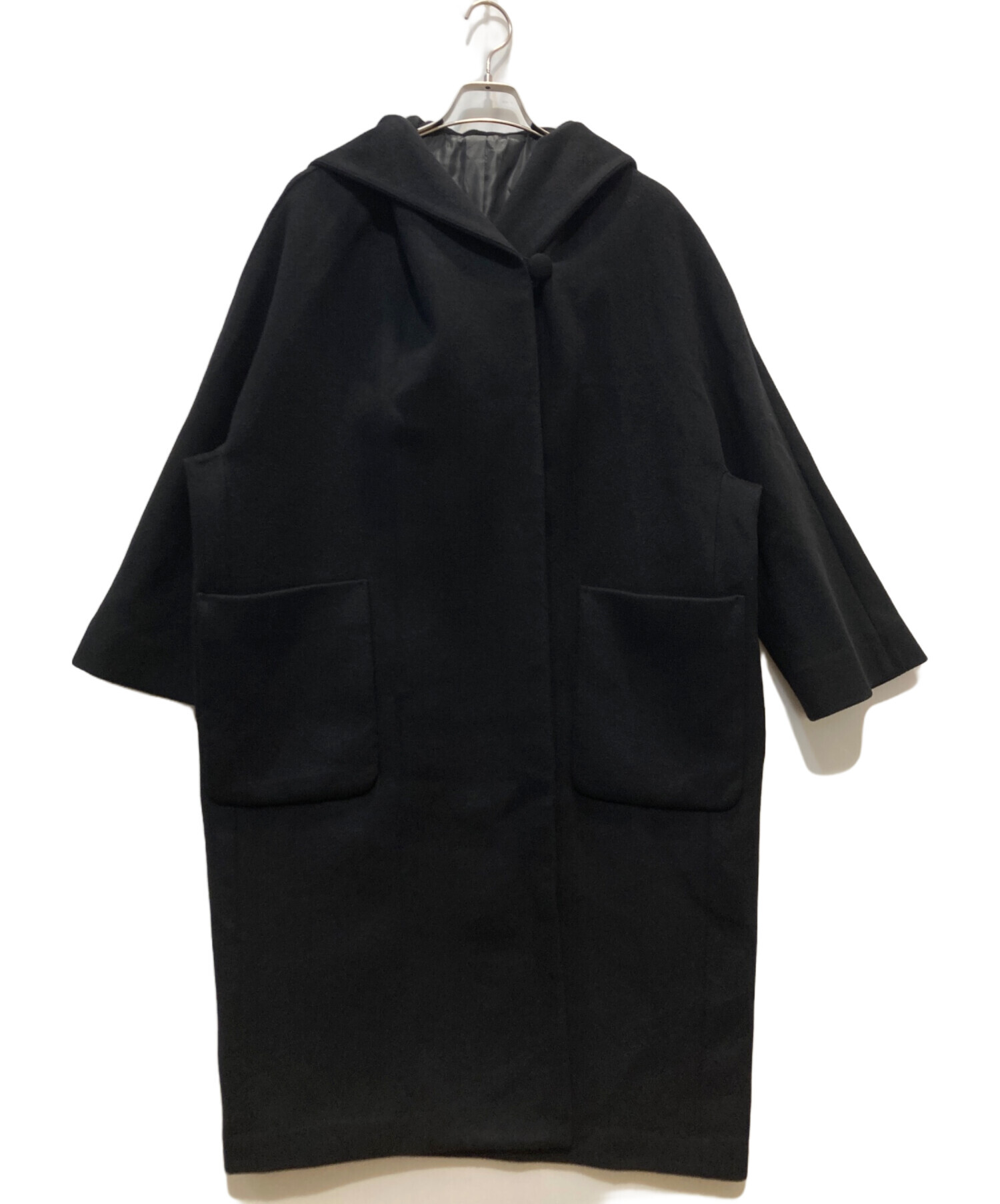 中古・古着通販】Gypsohila (ジプソフィア) Long Opera Coat ブラック