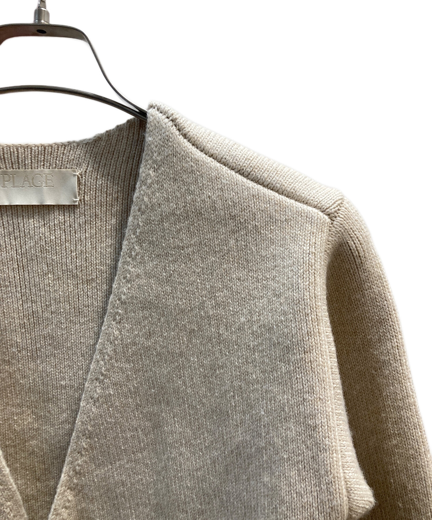 中古・古着通販】Plage (プラージュ) WOOL FORM ジャケット ベージュ