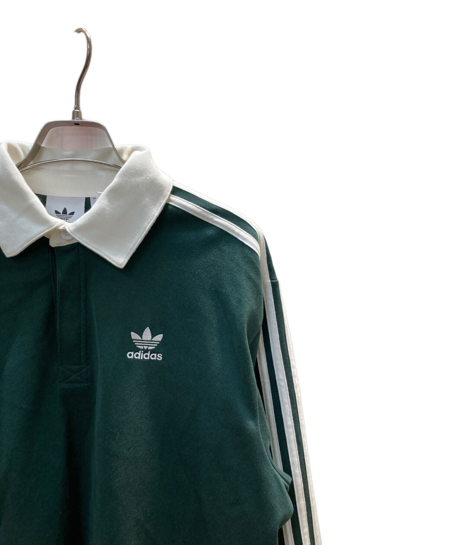 中古・古着通販】adidas (アディダス) ラグビーポロシャツ ブラック