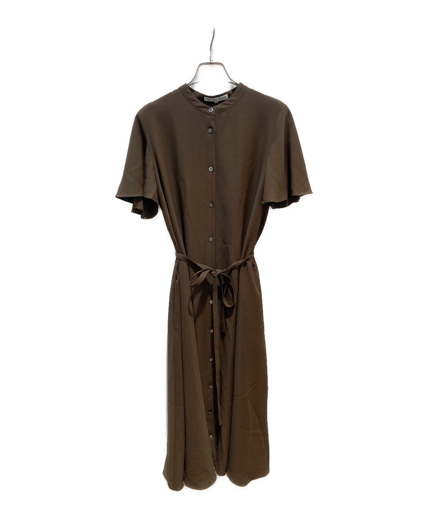 中古・古着通販】23区 (ニジュウサンク) ワンピース ブラウン サイズ