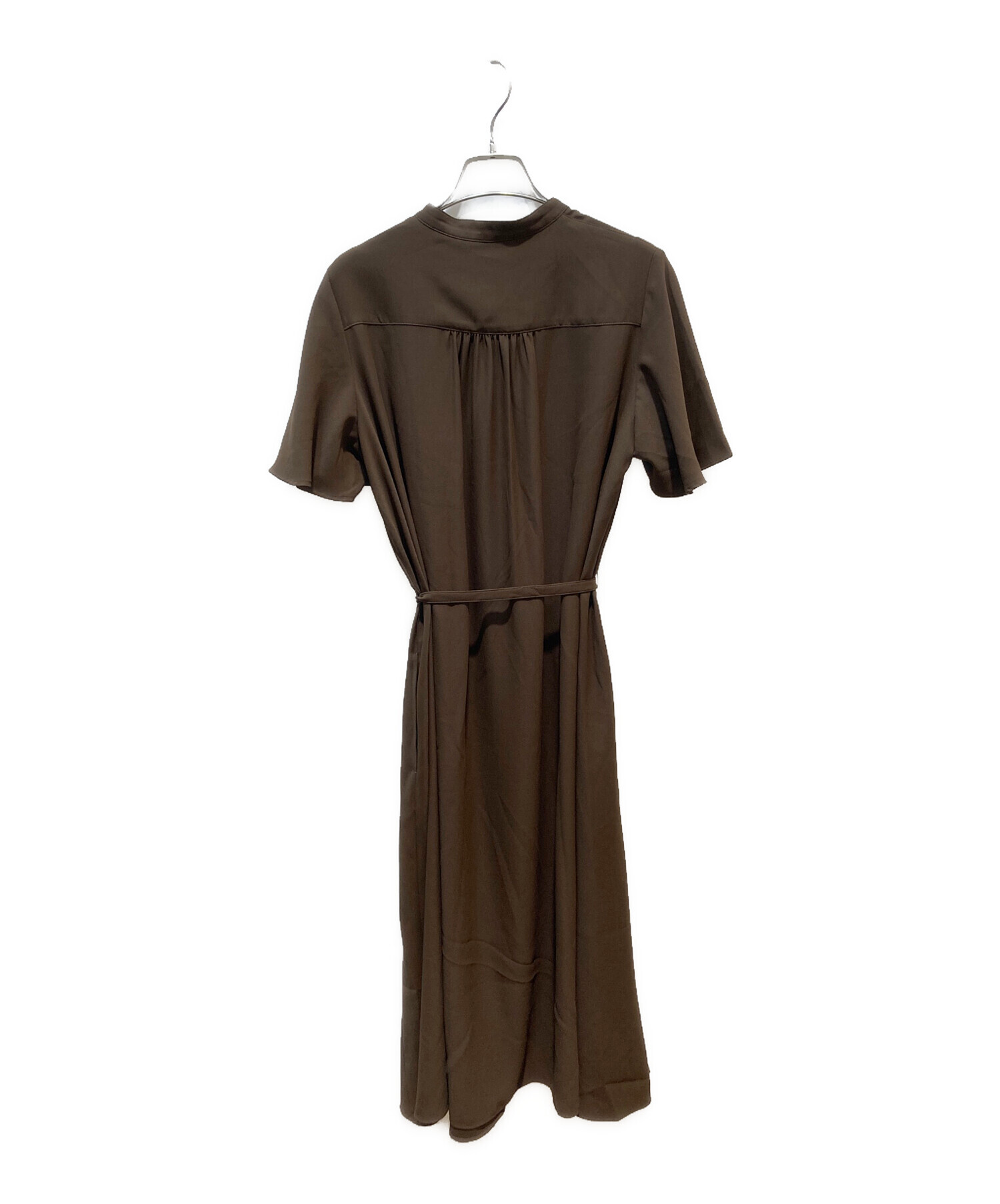 中古・古着通販】23区 (ニジュウサンク) ワンピース ブラウン サイズ