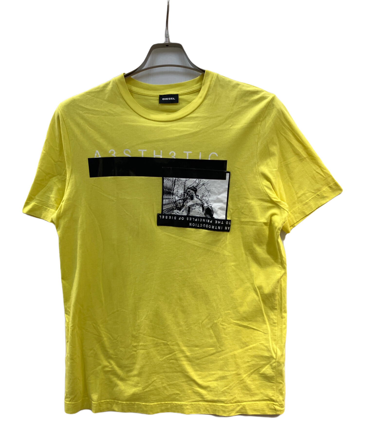 中古・古着通販】DIESEL (ディーゼル) Tシャツ イエロー サイズ:S 