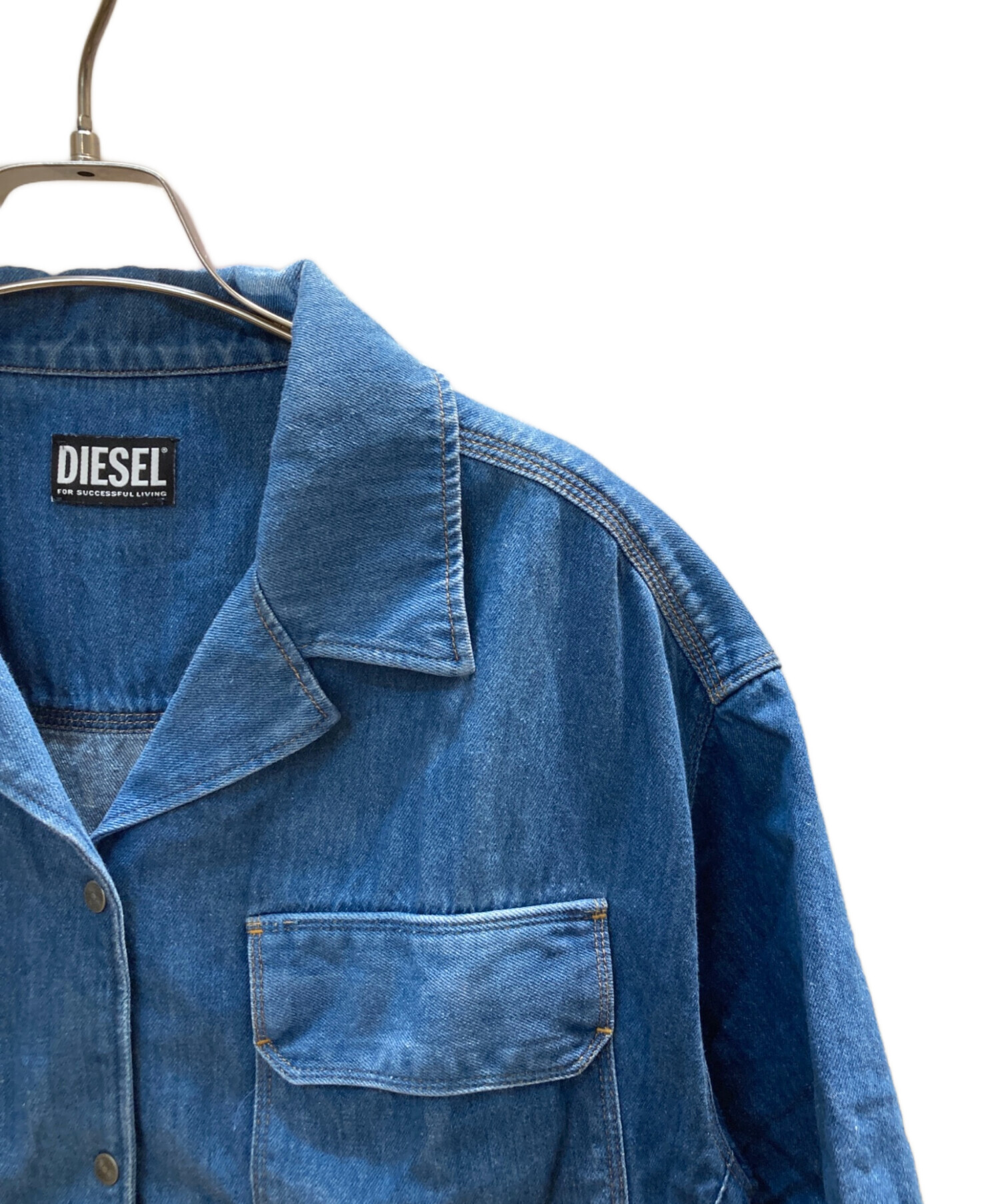 中古・古着通販】DIESEL (ディーゼル) デニムシャツワンピース