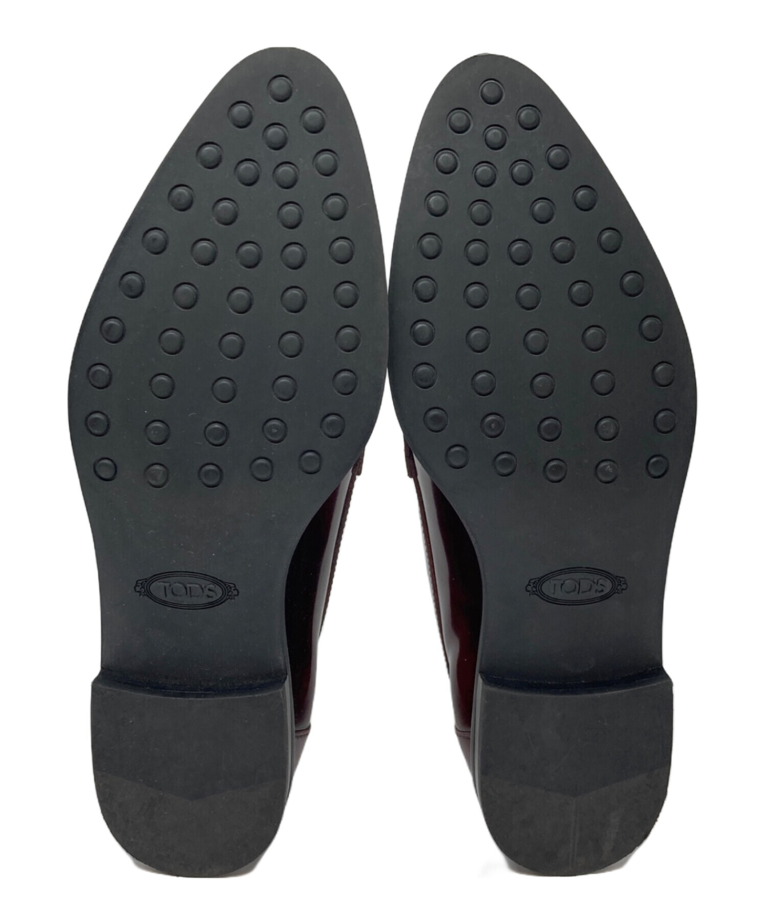 中古・古着通販】TOD'S (トッズ) コインローファー バーガンディー