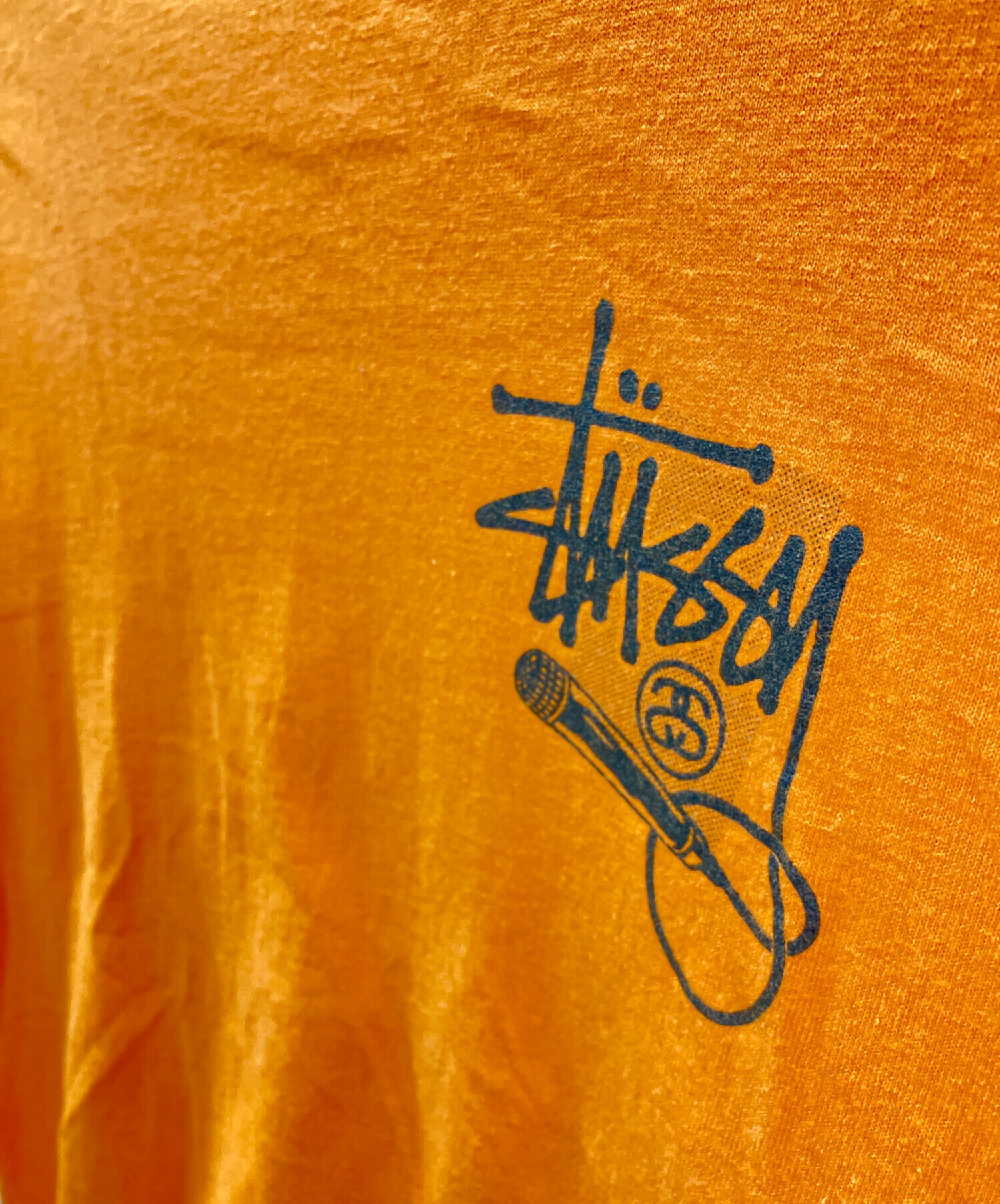 中古・古着通販】stussy (ステューシー) Tシャツ オレンジ サイズ:S